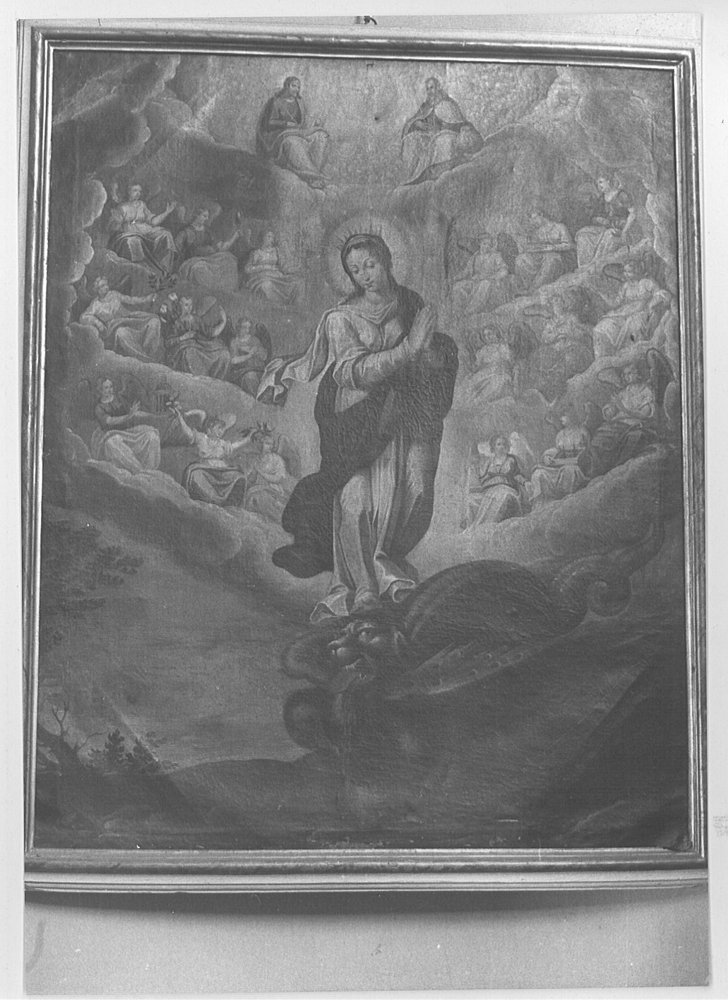 Immacolata Concezione (dipinto, opera isolata) - ambito lombardo (fine/inizio secc. XVII/ XVIII)