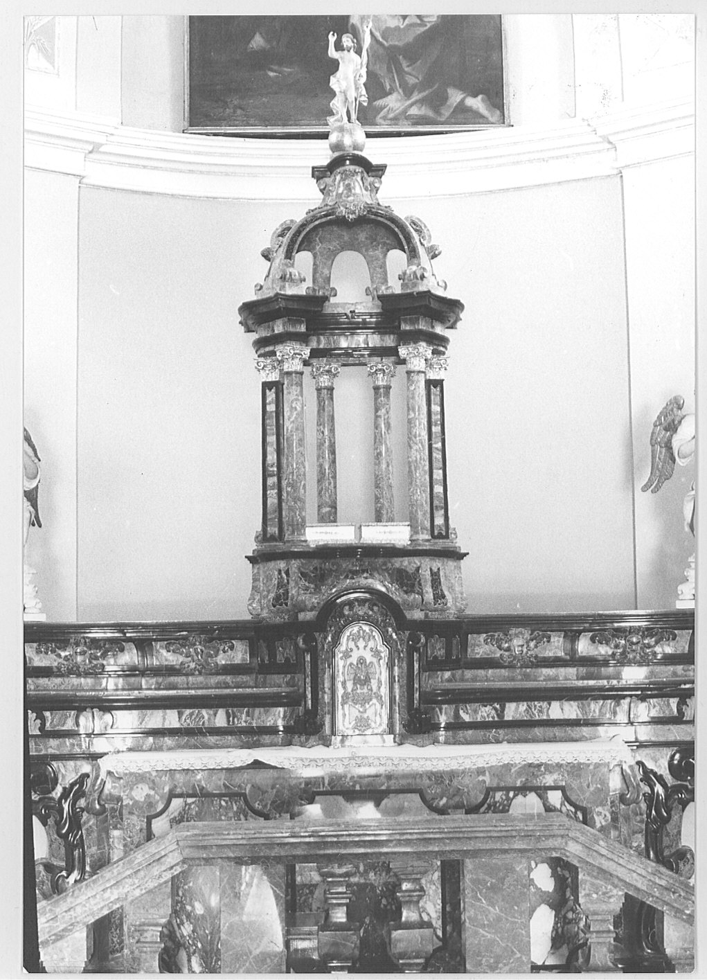 altare, complesso decorativo - bottega lombarda (sec. XVIII)