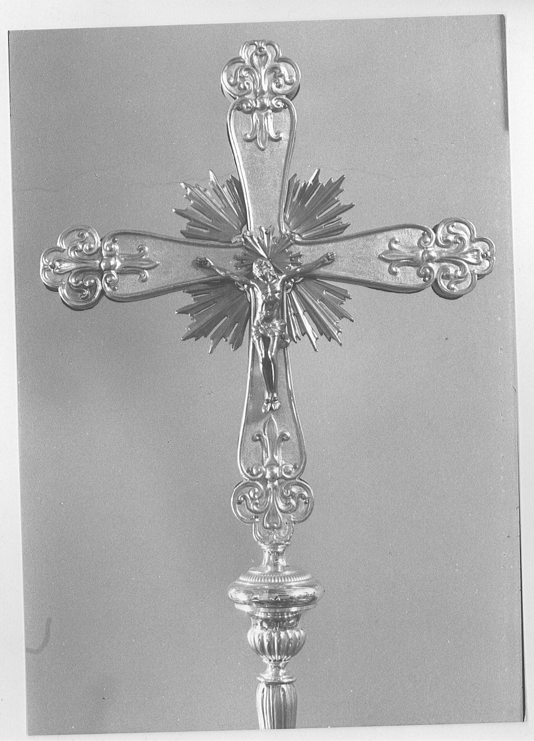 croce processionale, opera isolata - bottega lombarda (sec. XIX)