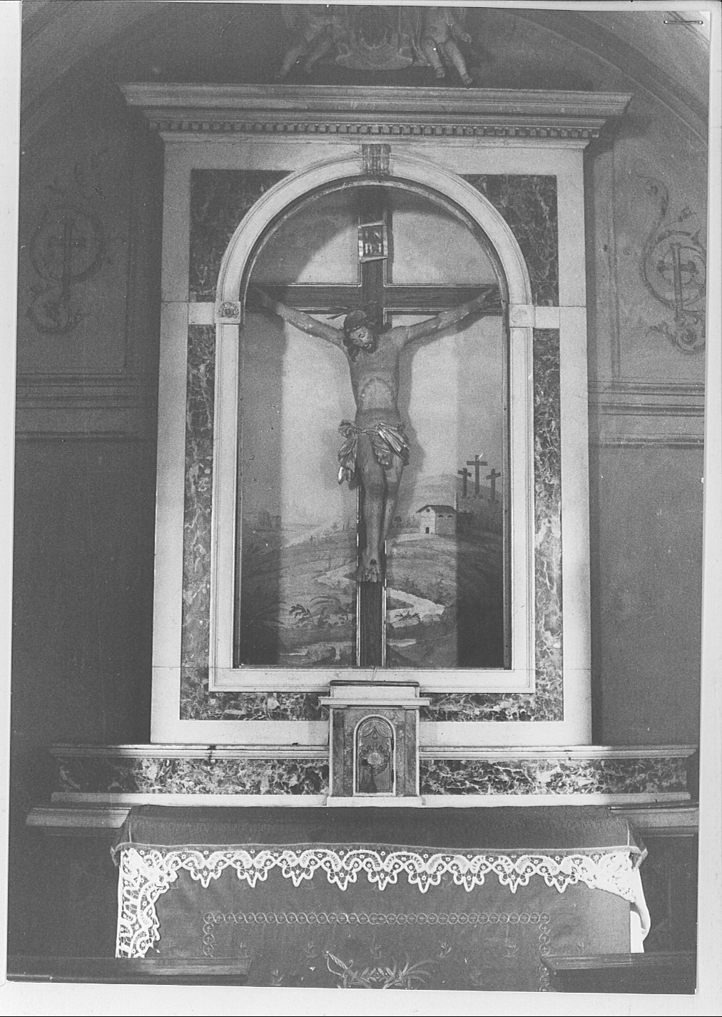 altare, complesso decorativo - bottega lombarda (sec. XIX)