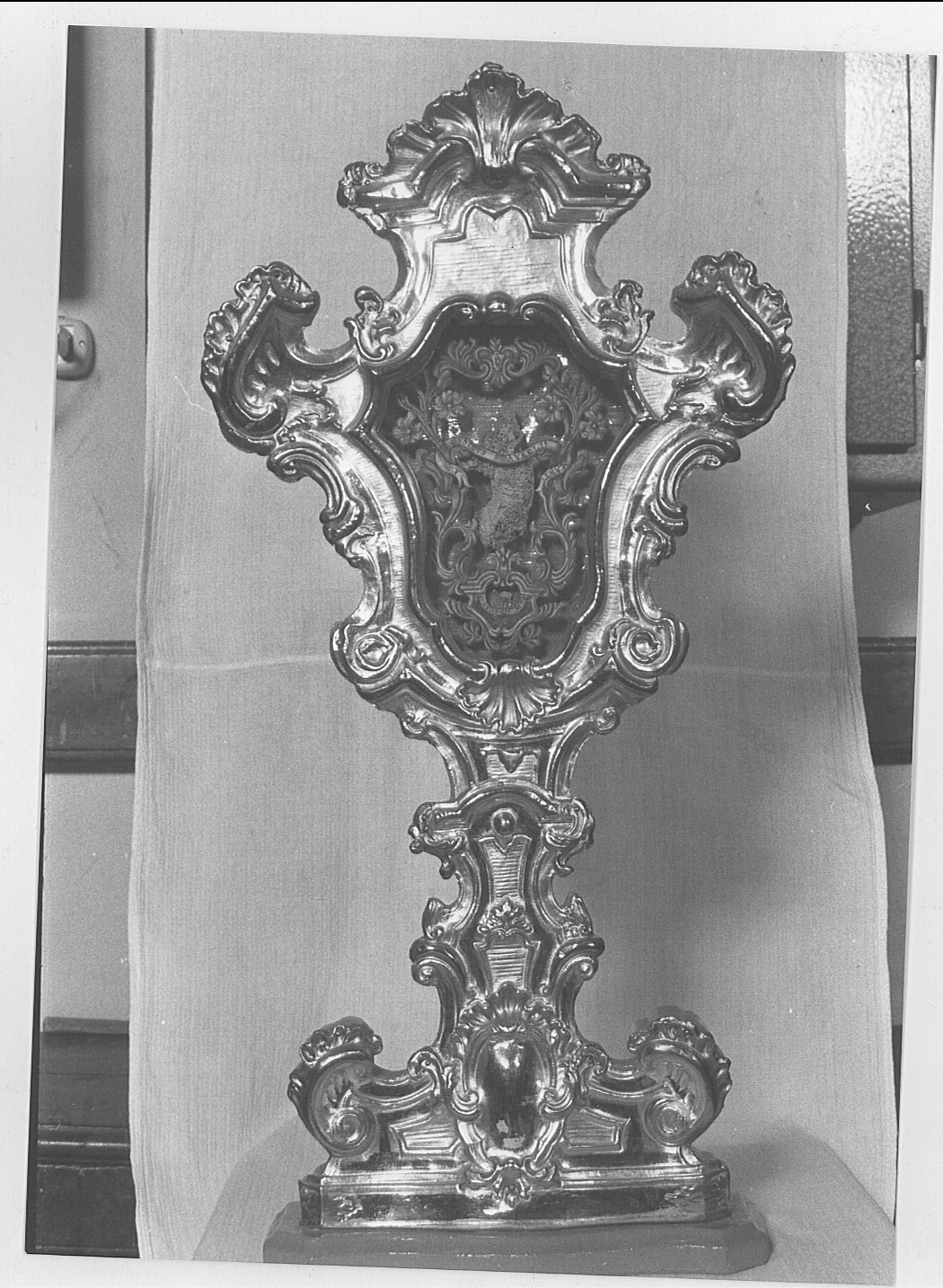 reliquiario - a ostensorio, serie - bottega lombarda (seconda metà sec. XVIII)