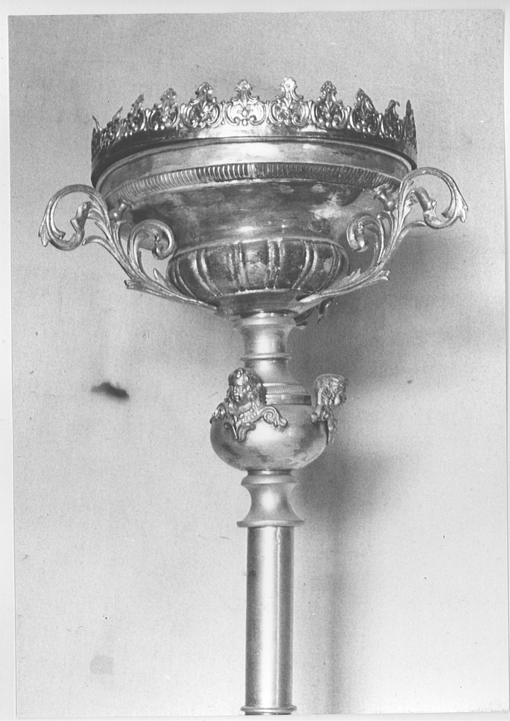 candelabro portatile - bottega lombarda (sec. XIX)