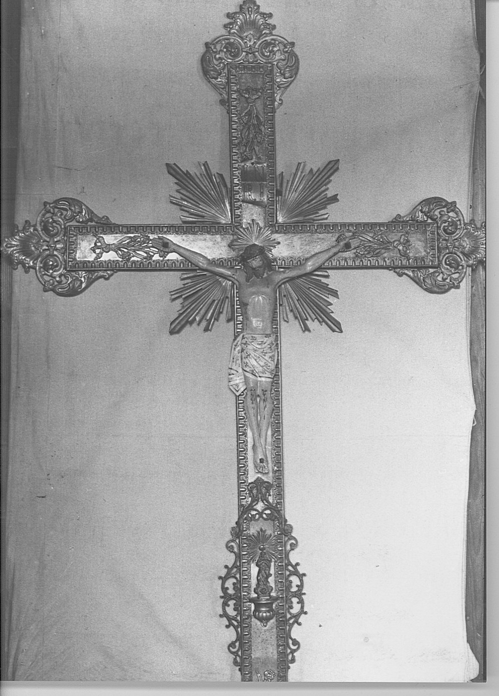 croce processionale, opera isolata - bottega lombarda (sec. XIX)