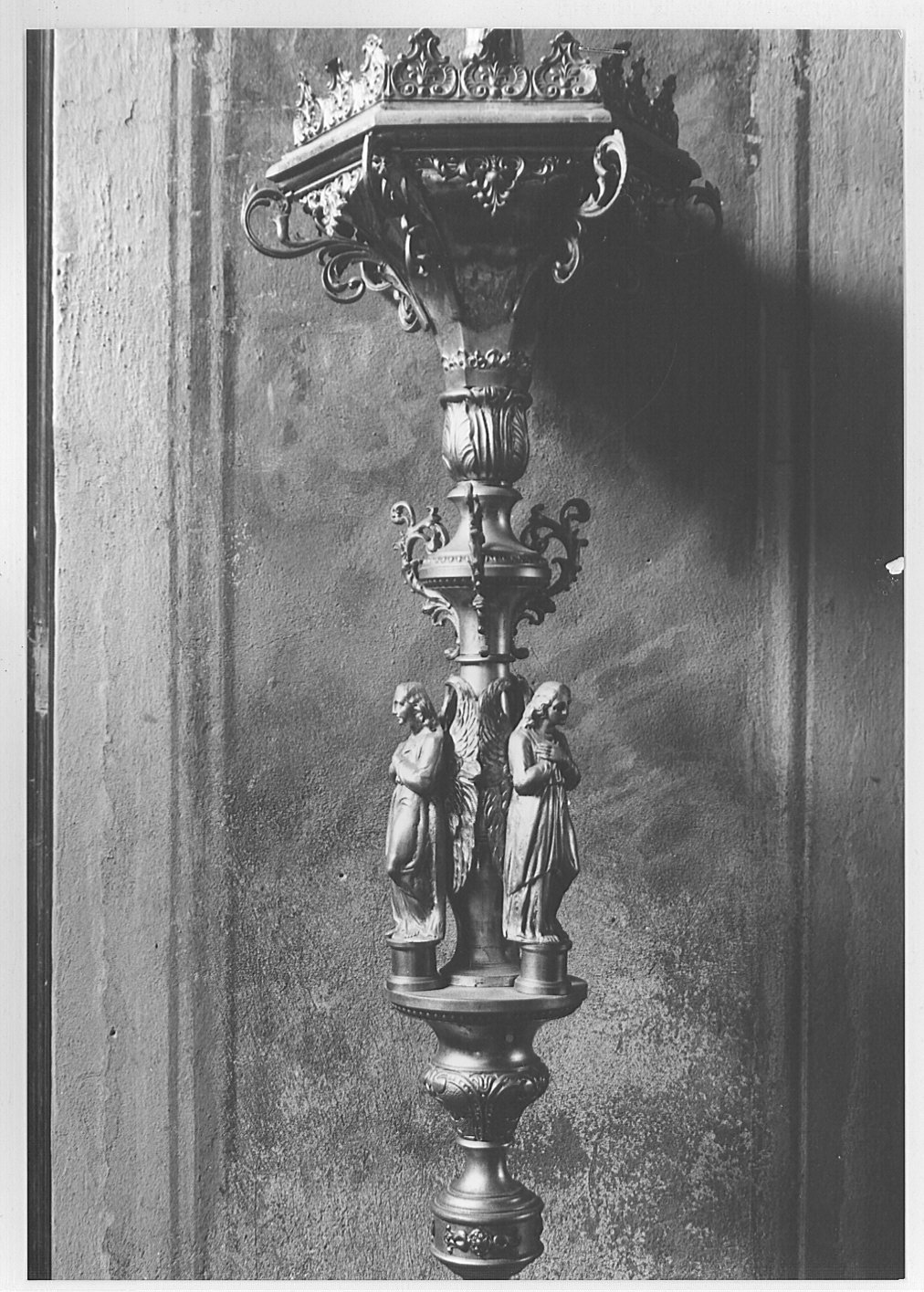 candelabro portatile - bottega lombarda (sec. XIX)