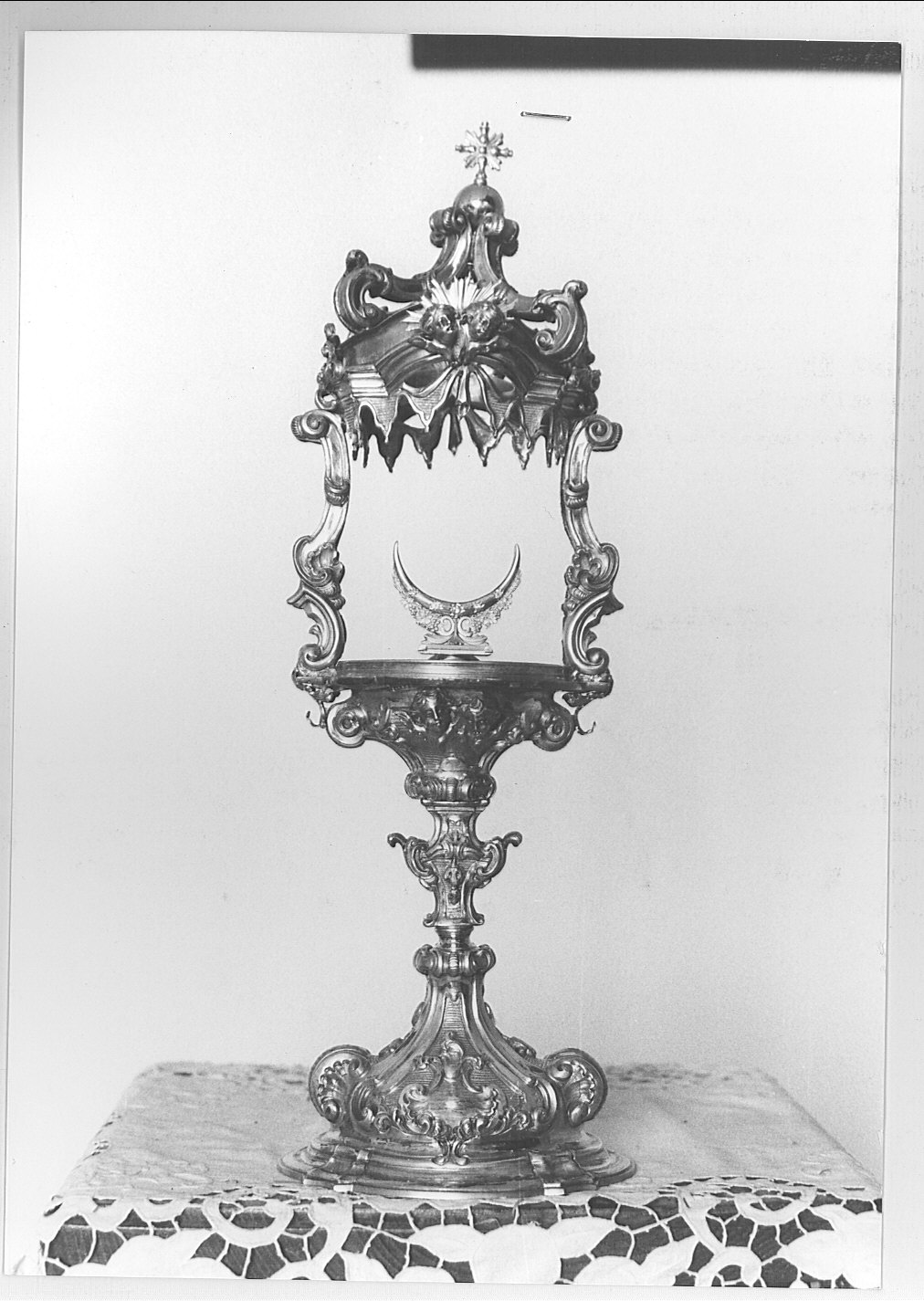 ostensorio, opera isolata - bottega lombarda (sec. XVIII)