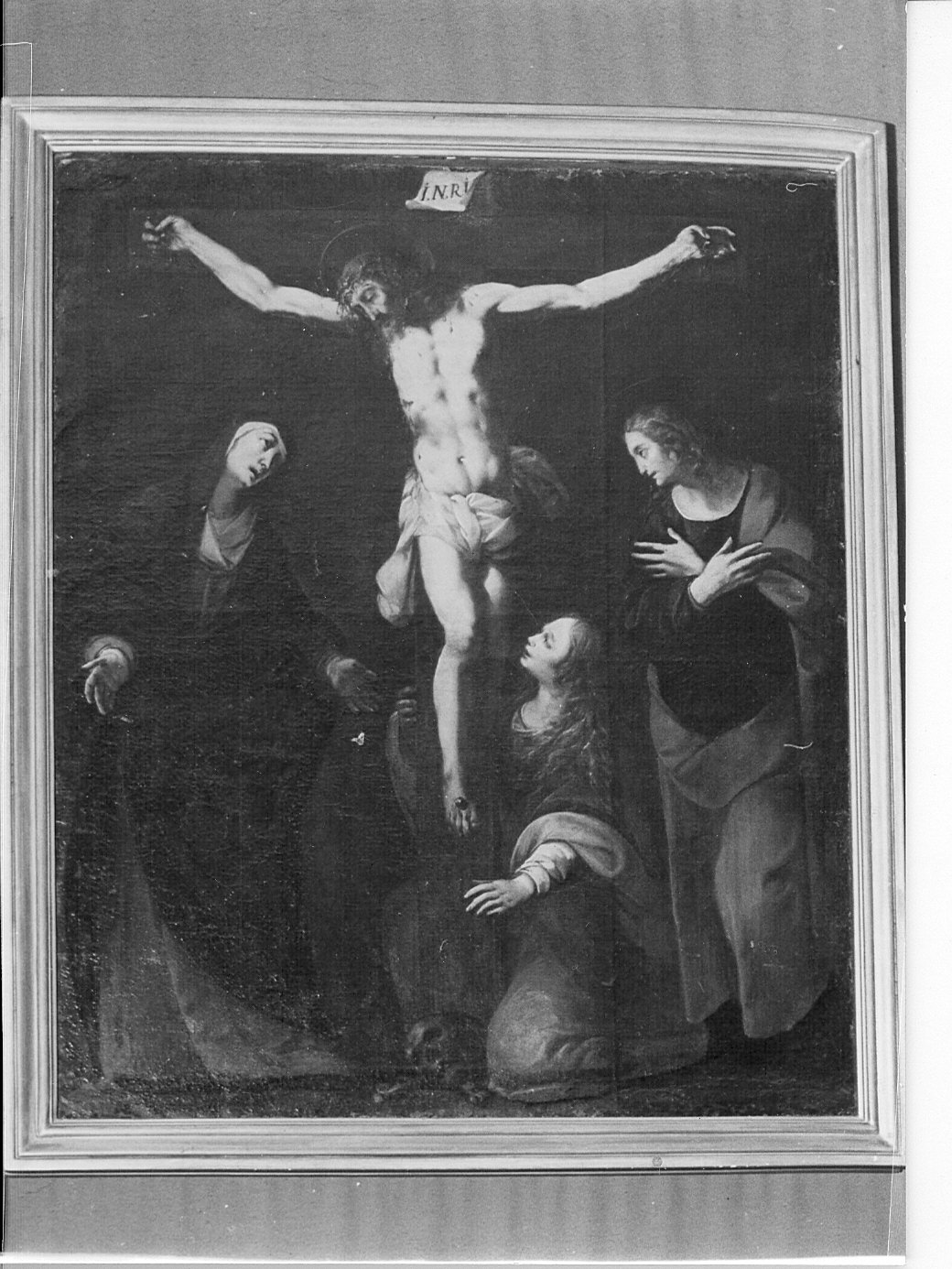 crocifissione (dipinto) - ambito lombardo (sec. XVII)