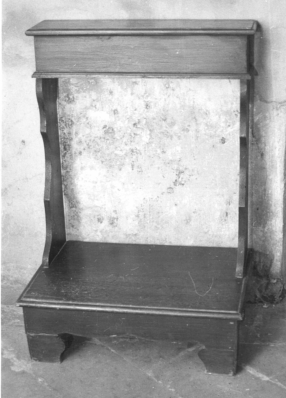 inginocchiatoio - bottega lombarda (sec. XVIII)