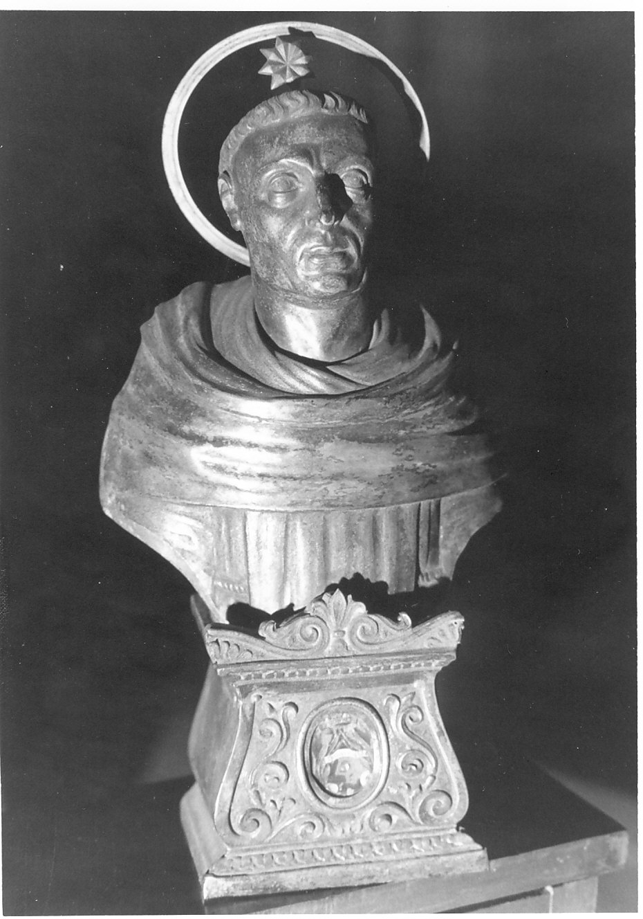 San Domenico (reliquiario - a busto, opera isolata) - bottega milanese (prima metà sec. XIX)