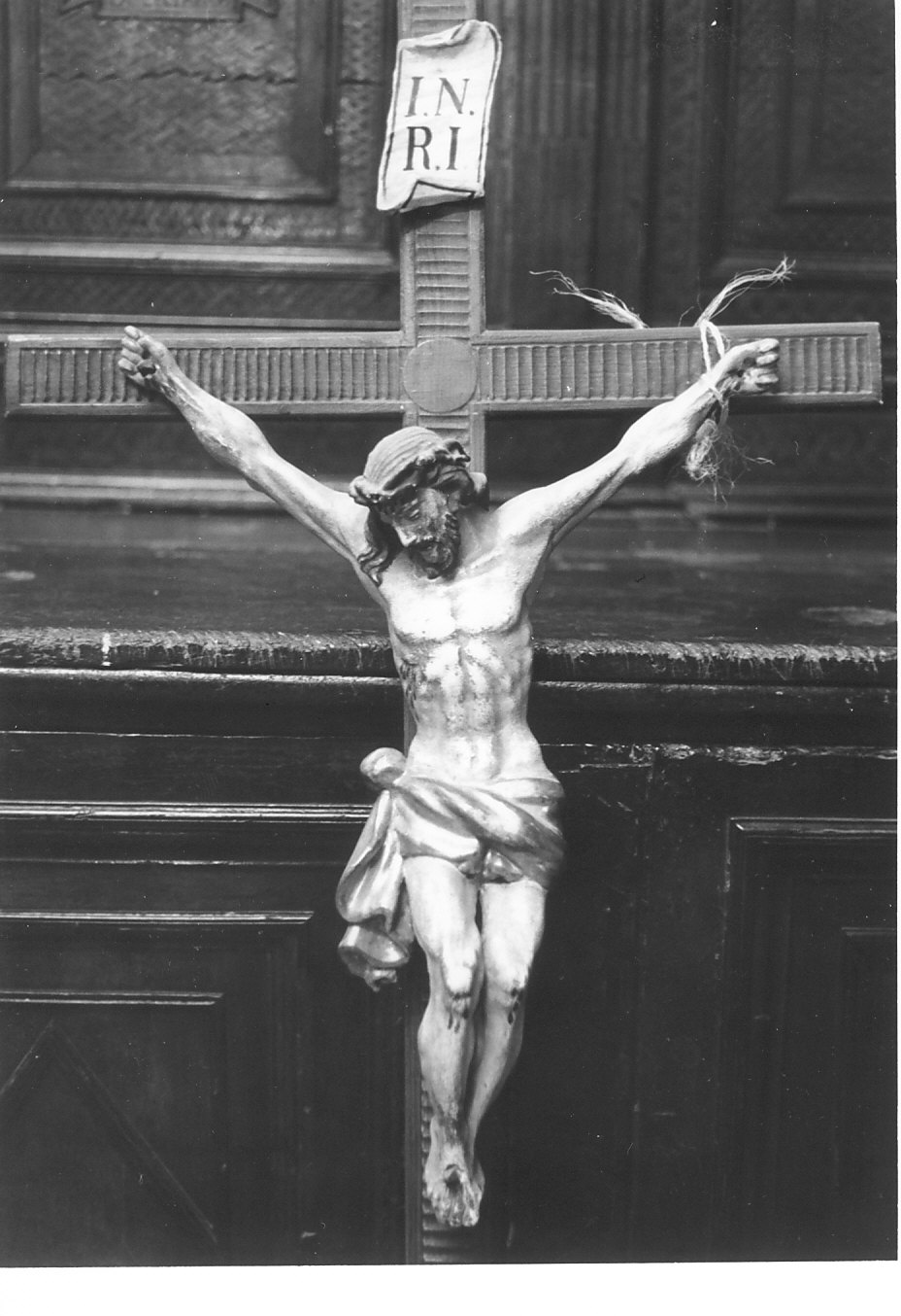 crocifisso, opera isolata - bottega italiana (sec. XVIII, sec. XIX)