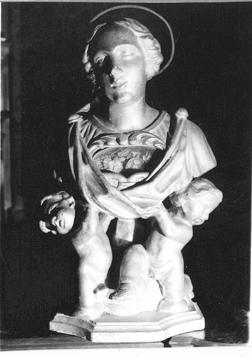 reliquiario - a busto - bottega lombarda (fine/inizio secc. XVII/ XVIII)