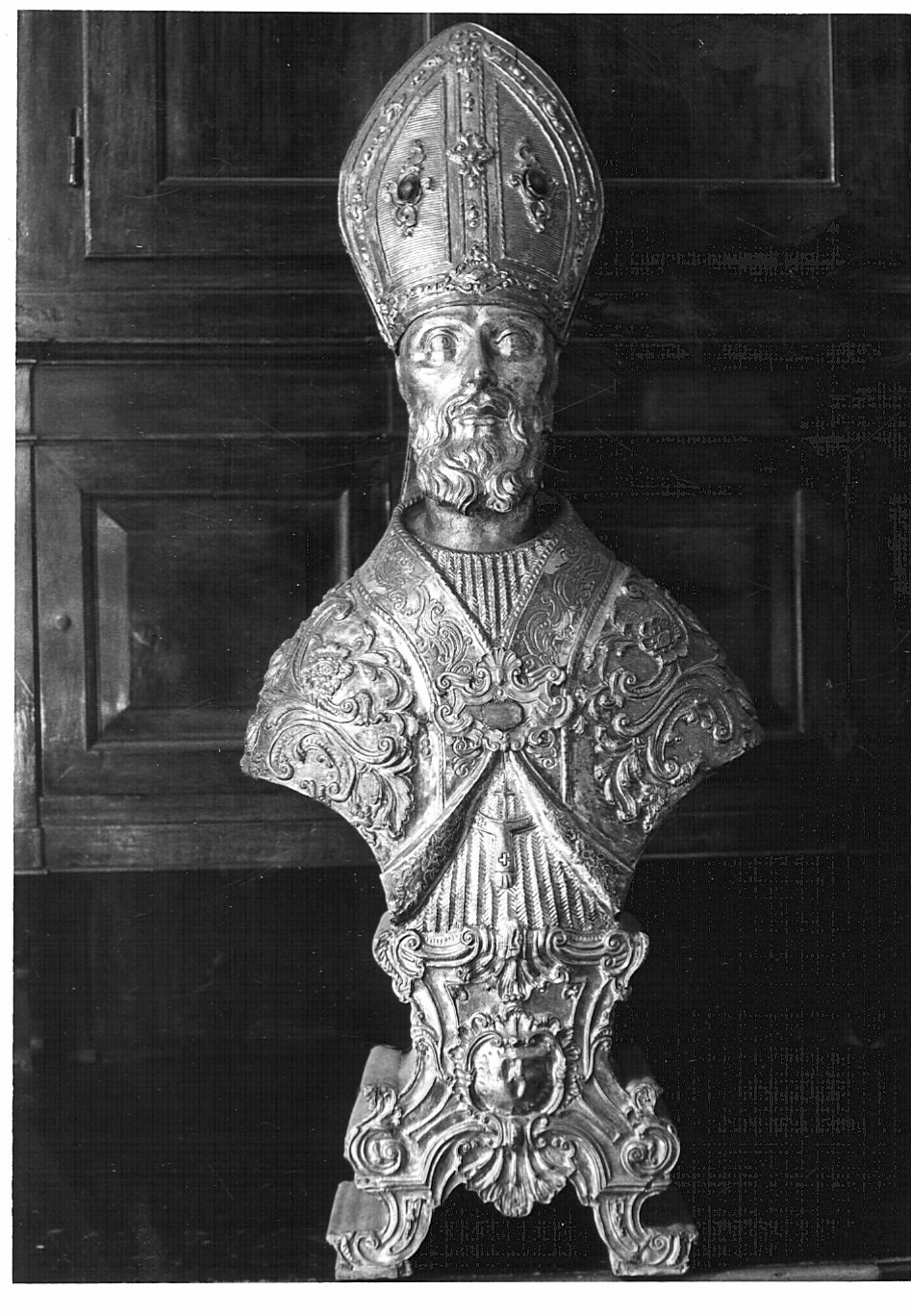 reliquiario - a busto - bottega lombarda (sec. XVIII)