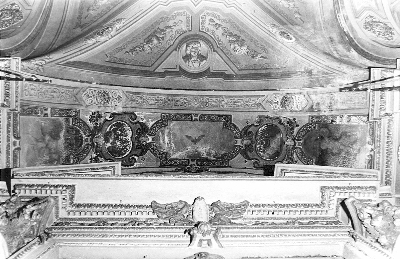 angeli/ figure allegoriche/ colomba (decorazione pittorica) di Sala Vitale (attribuito) (prima metà sec. XIX)