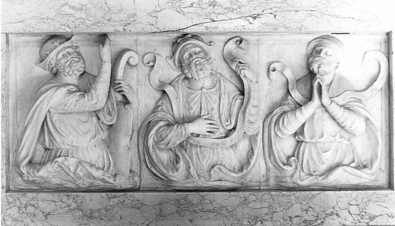 profeta (rilievo) - bottega lombarda (prima metà sec. XVI)