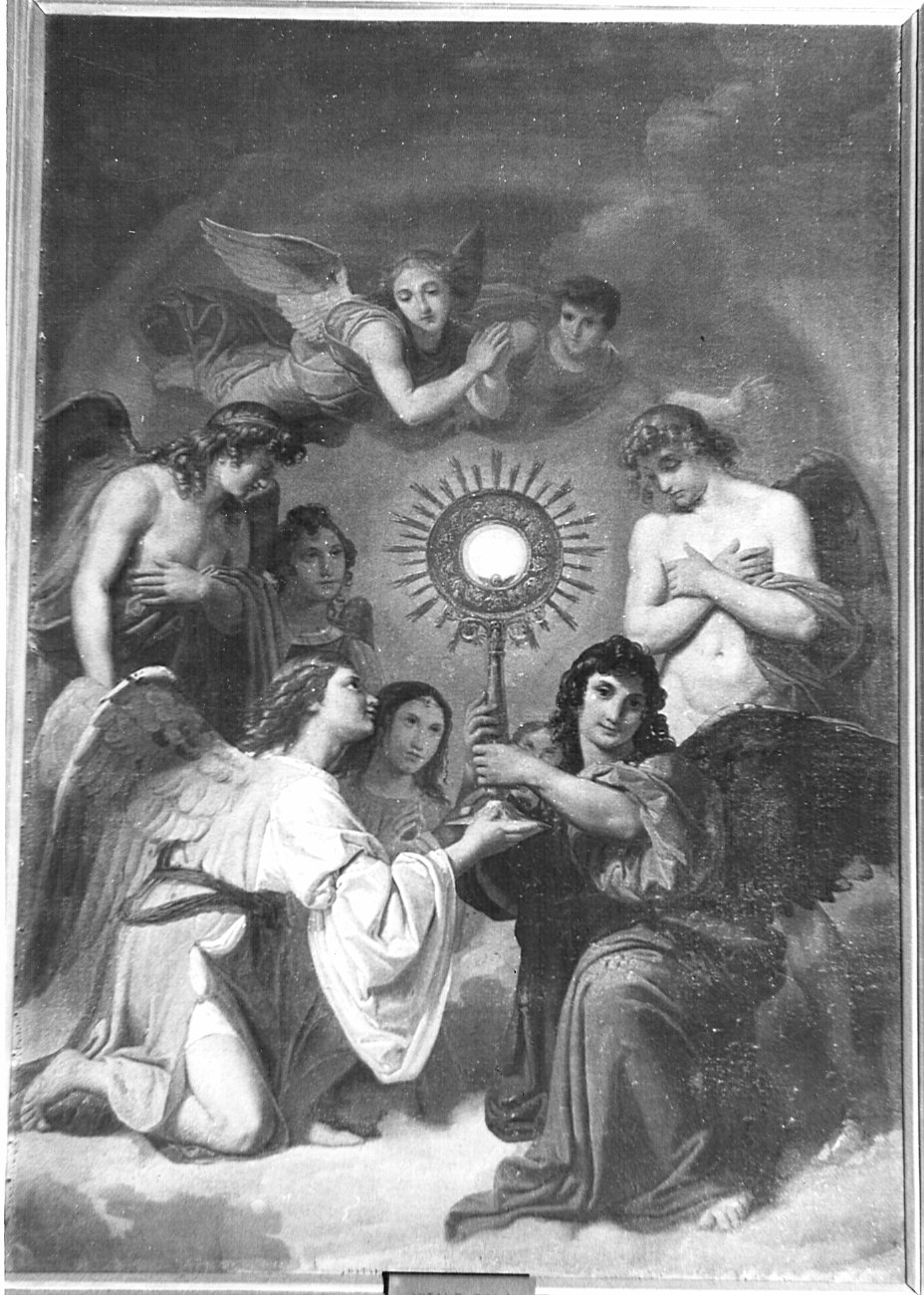 trionfo dell'Eucaristia (dipinto) di Sala Vitale (attribuito) (prima metà sec. XIX)