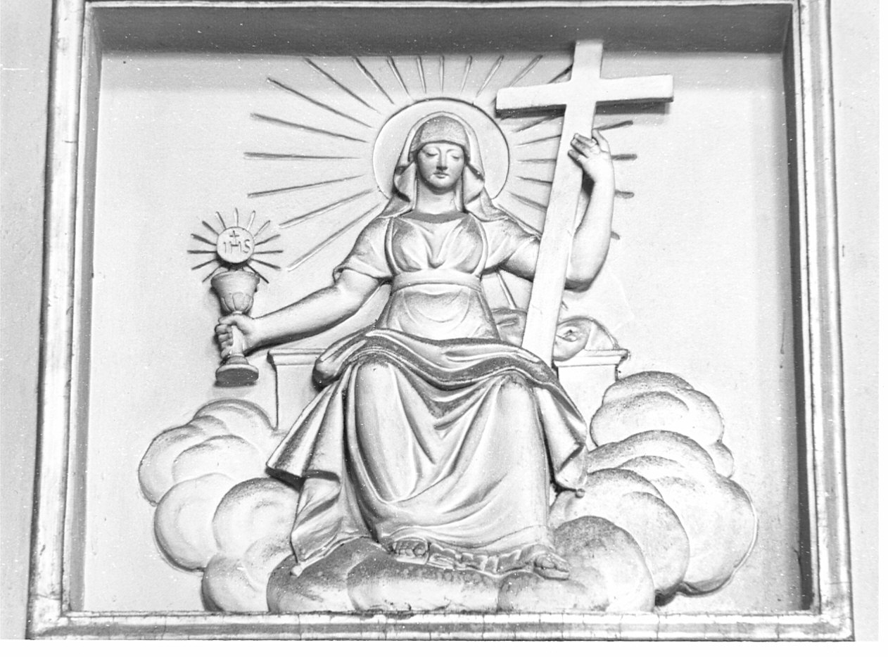 La Fede, Fede (rilievo) di Rivetta Valerio (attribuito) (sec. XIX)