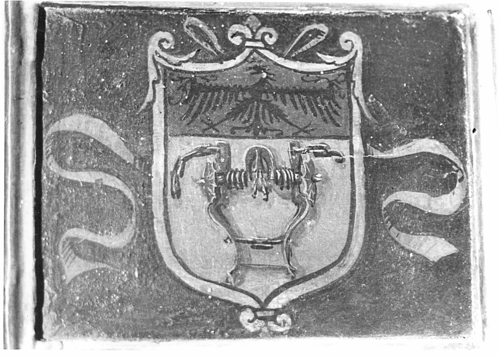 stemma (plinto, elemento d'insieme) di Ferrari Bernardino (attribuito) (prima metà sec. XVI)