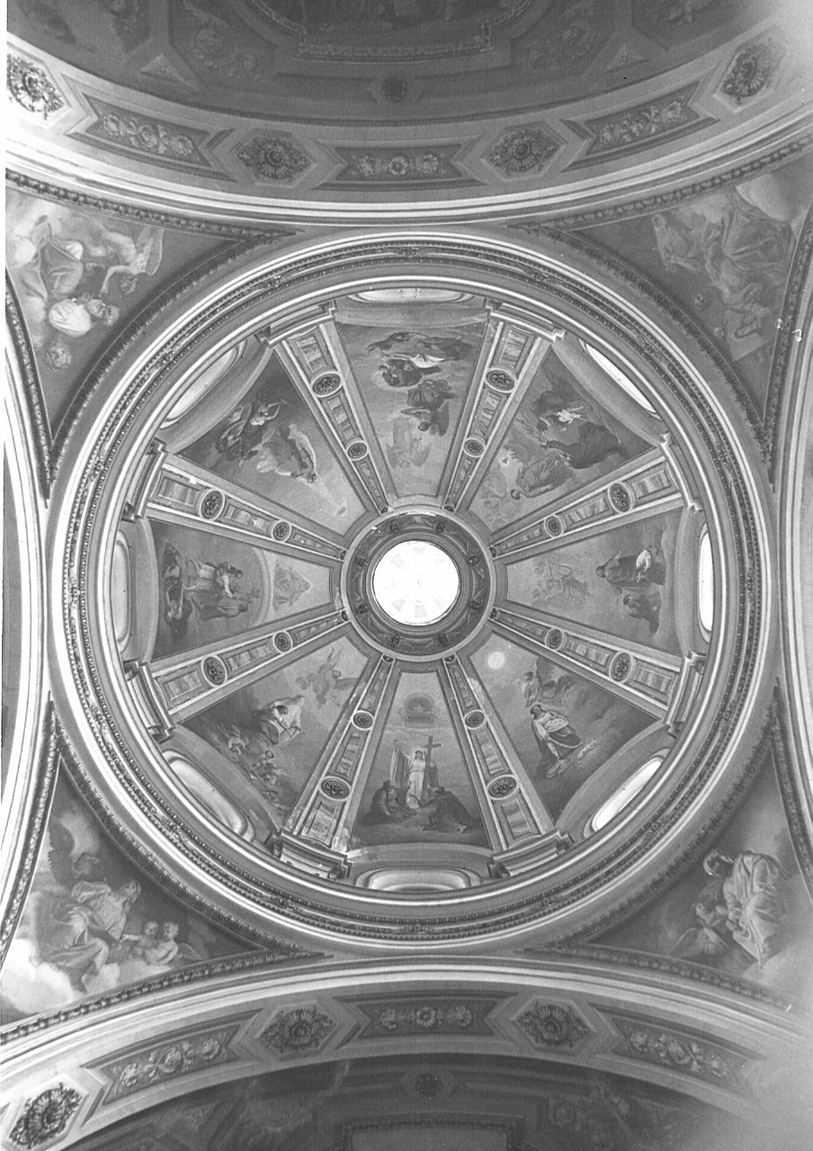 beatitudini (decorazione pittorica, complesso decorativo) di Gonin Francesco (attribuito) (sec. XIX)