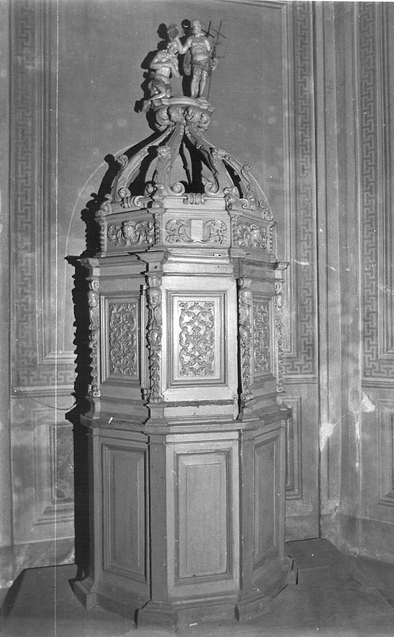 fonte battesimale - bottega pavese (sec. XVII)