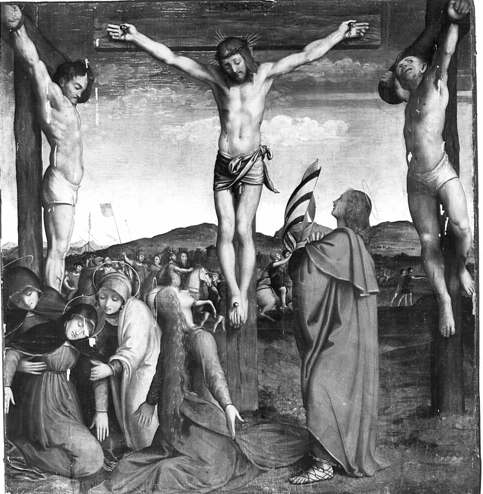Cristo portacroce (dipinto) di Ferrari Bernardino (attribuito) (prima metà sec. XVI)