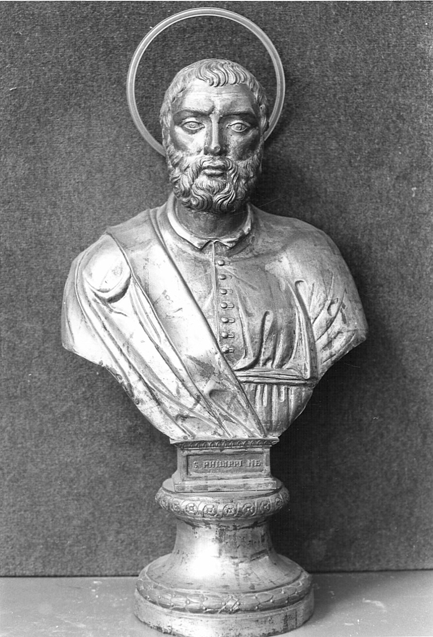 San Filippo Neri (scultura) - bottega lombarda (secc. XVIII/ XIX)