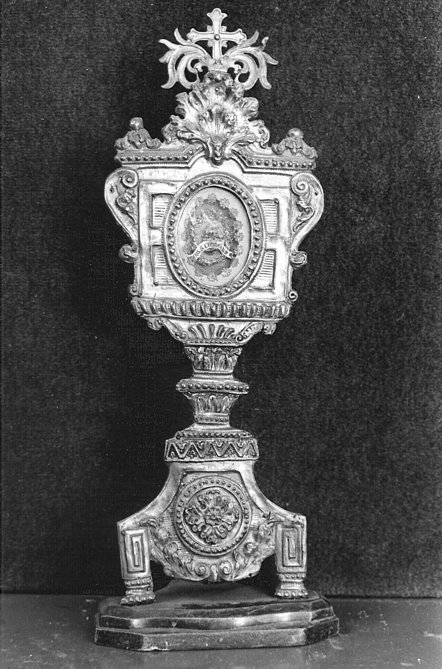 reliquiario - a ostensorio, serie - bottega lombarda (secc. XVIII/ XIX)