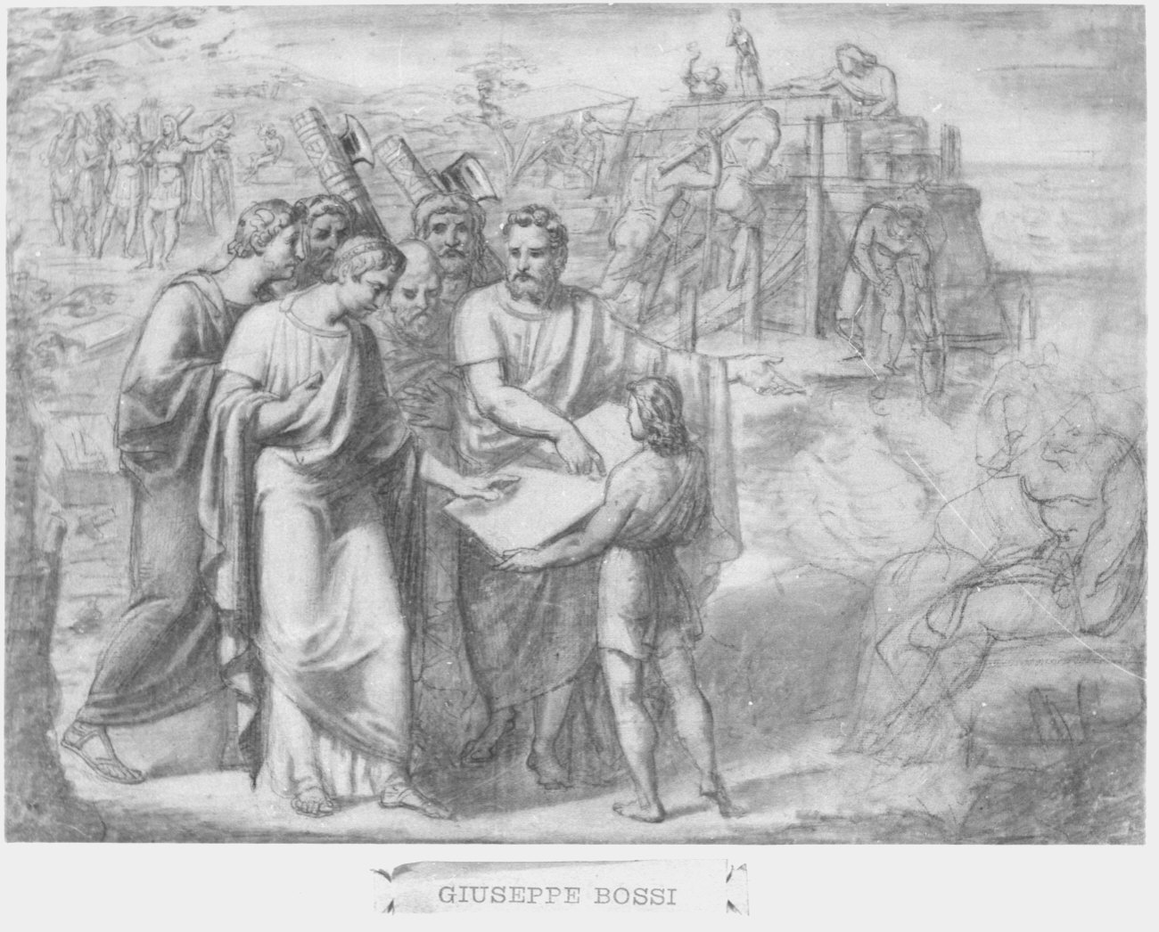 disegno - ambito lombardo (inizio sec. XIX)