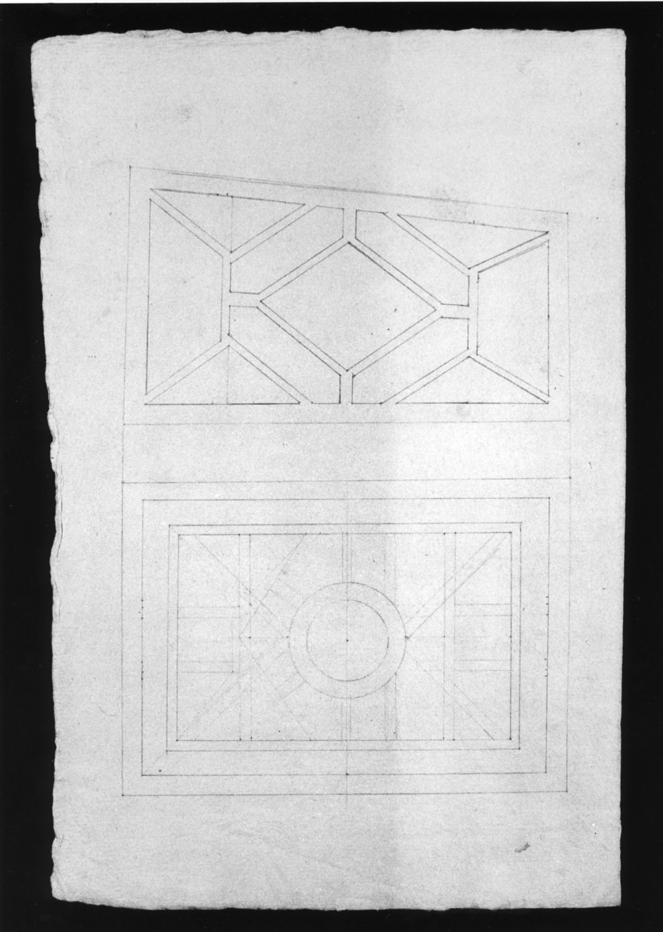 progetto architettonico: progetto di sistemazione del giardino di Porta Orientale/ pianta di edificio ottagonale (disegno, opera isolata) di Cagnola Luigi (sec. XIX)