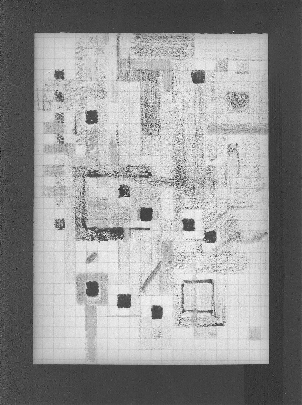 Studio neoplastico (disegno) di Cassolo Bracchi Regina (attribuito) (sec. XX)