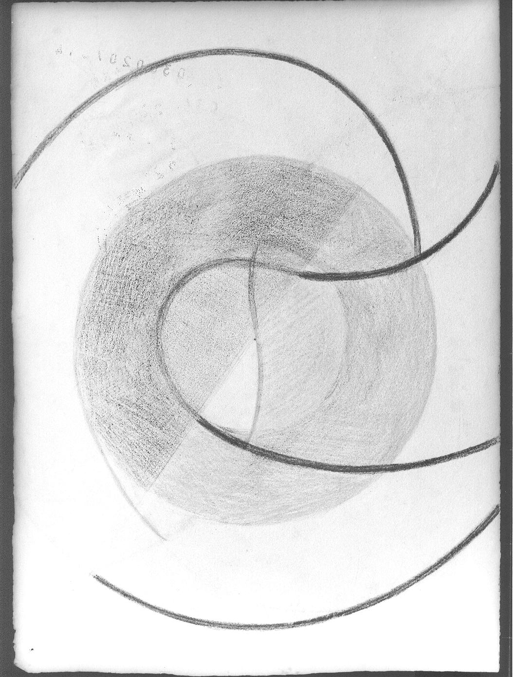 Studio per scultura (disegno) di Cassolo Bracchi Regina (attribuito) (sec. XX)