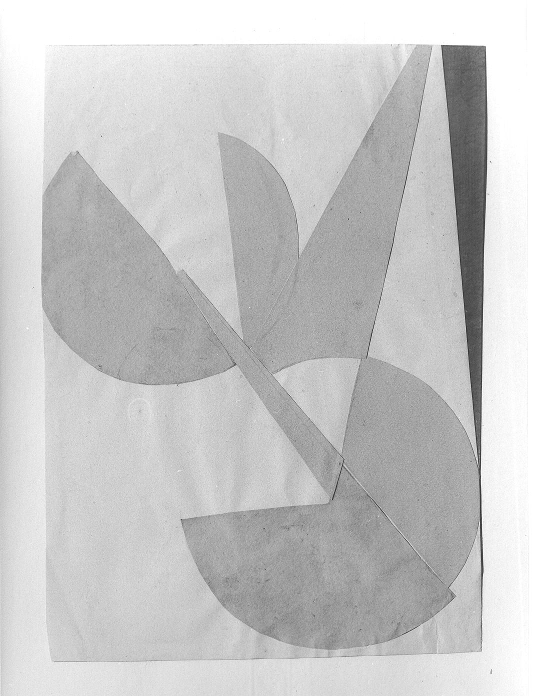 Studio per struttura (disegno preparatorio) di Cassolo Bracchi Regina (attribuito) (sec. XX)