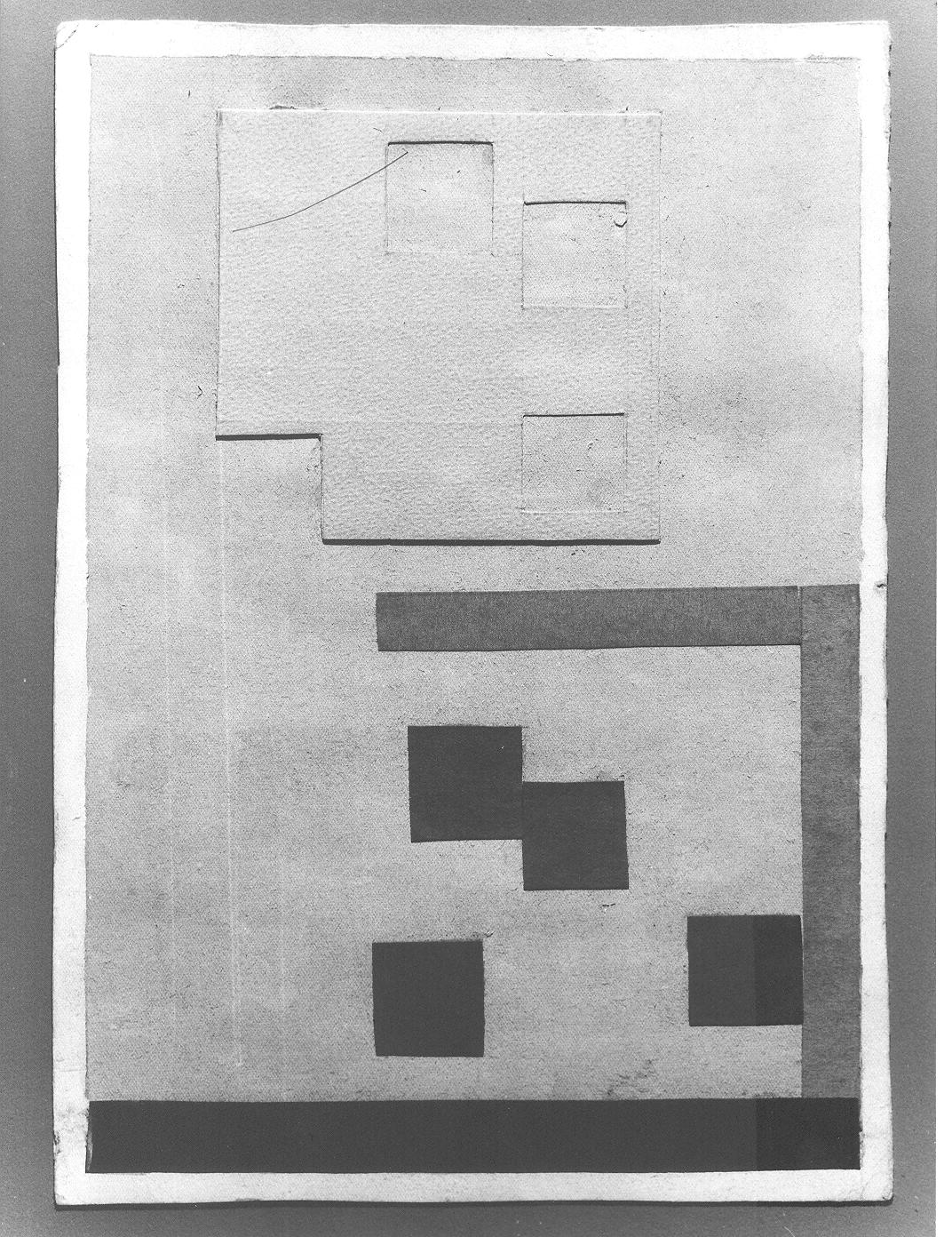 Composizione geometrica (disegno) di Cassolo Bracchi Regina (attribuito) (sec. XX)