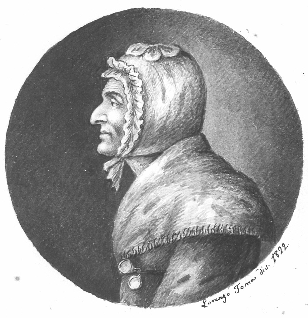ritratto di donna (disegno) di Toma Lorenzo (attribuito) (sec. XIX)