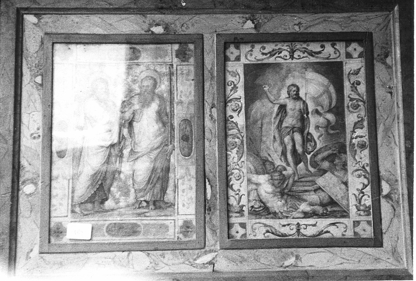 Santi Pietro e Paolo (disegno) - ambito lombardo (prima metà sec. XVII)