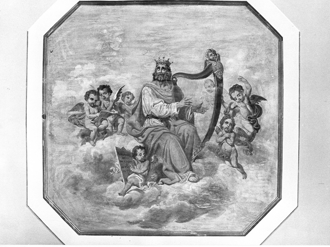 David re (dipinto murale, opera isolata) - ambito lombardo (sec. XIX)