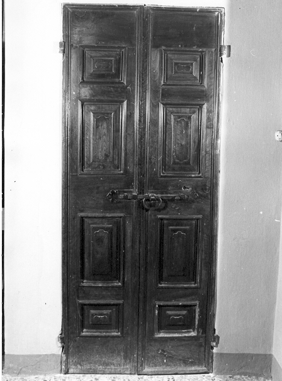 porta - a due battenti, opera isolata - ambito lombardo (sec. XVIII)