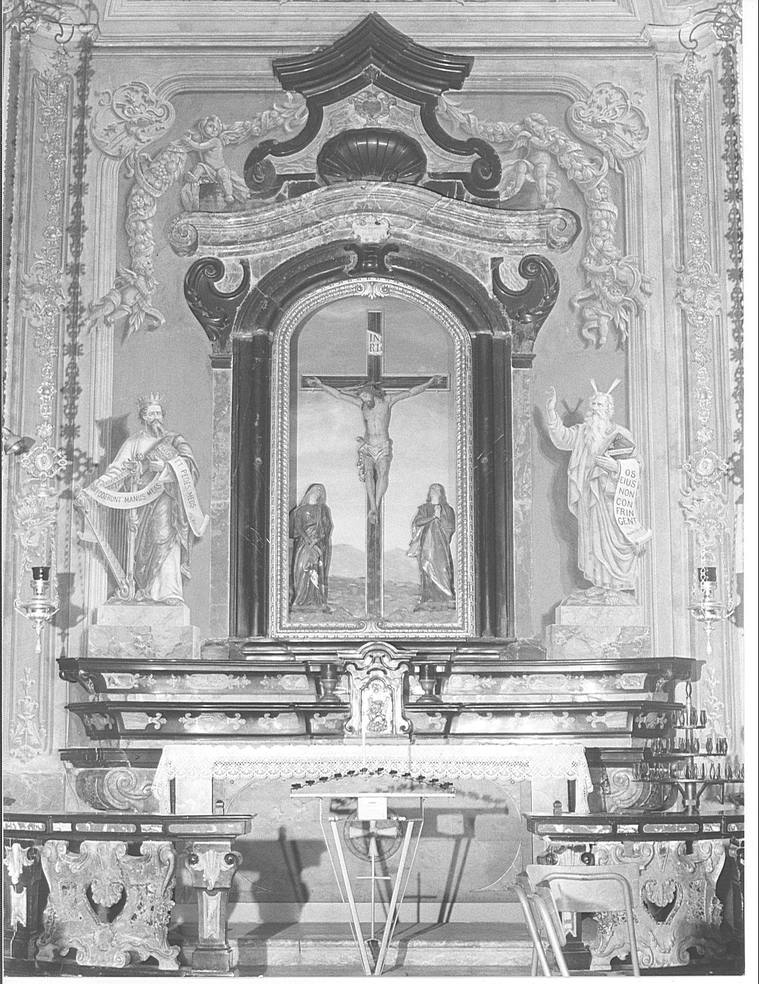 altare, complesso decorativo - bottega lombarda (sec. XVIII)