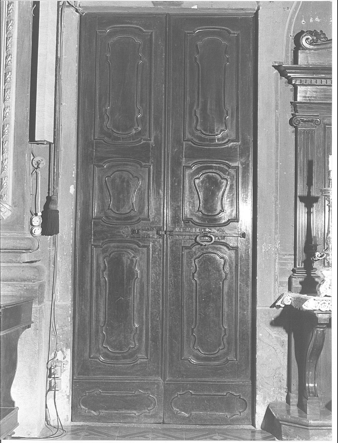 porta - a due battenti - bottega lombarda (sec. XVIII)