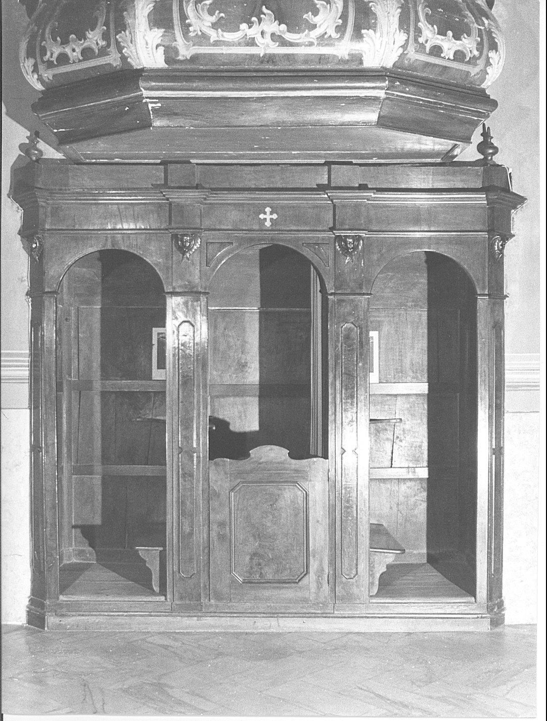 confessionale - bottega lombarda (sec. XVIII, sec. XIX)
