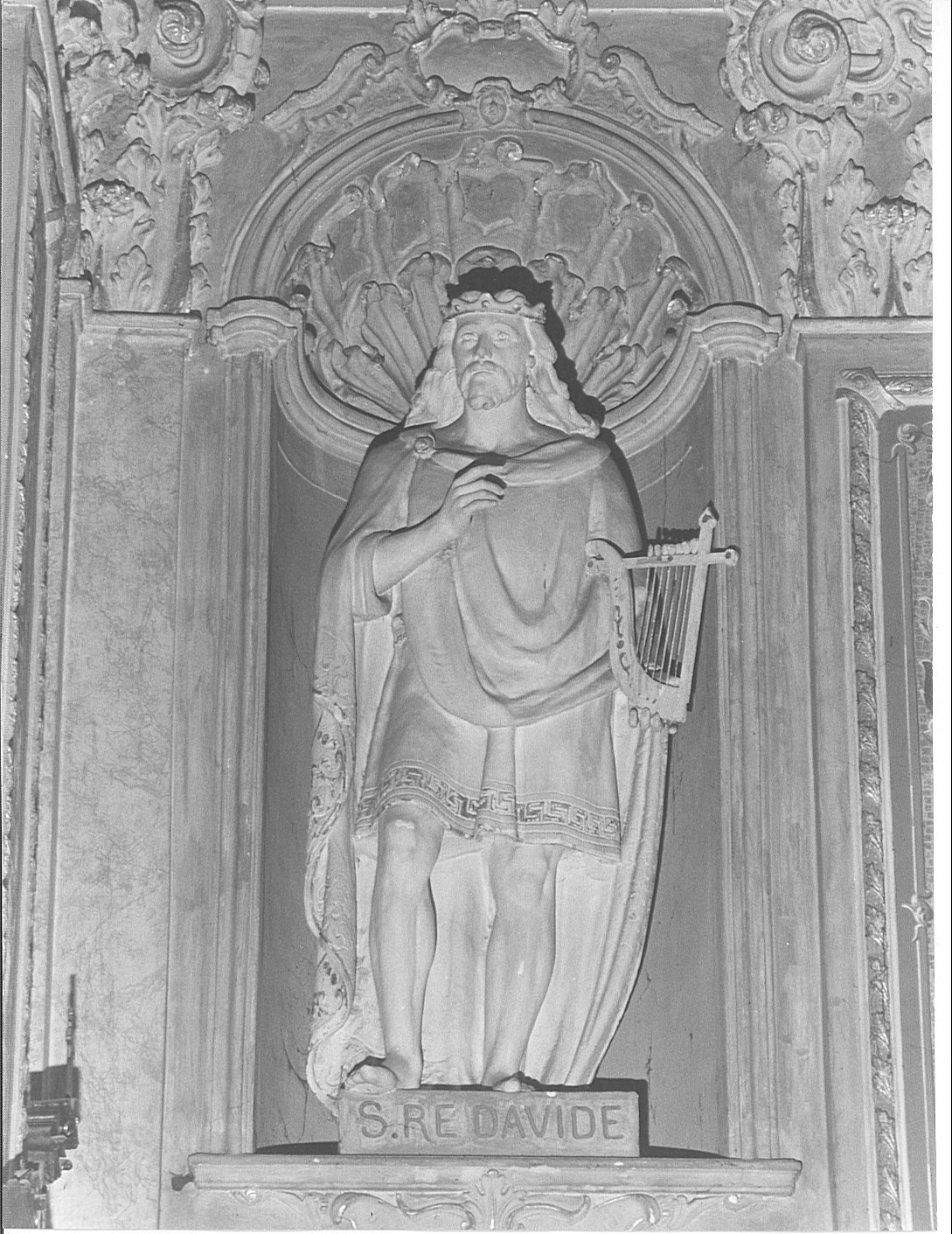 Sant'Anna/ San Gioachino/ Re Davide/ San Giuseppe (statua, serie) - bottega lombarda (inizio sec. XX)