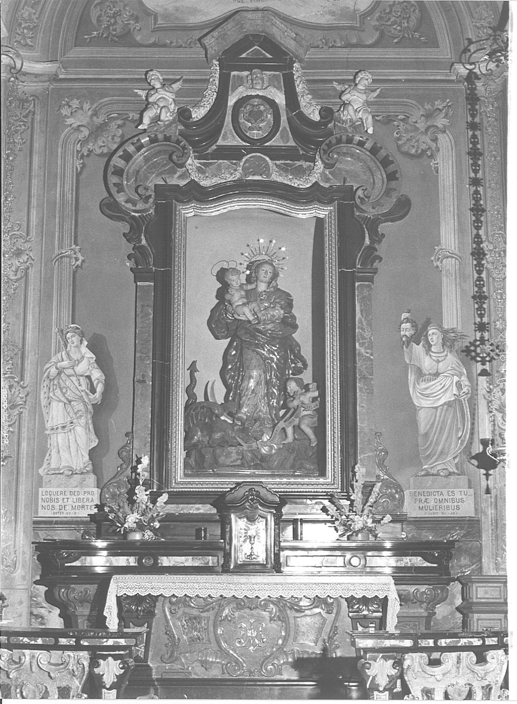 altare, complesso decorativo - bottega lombarda (sec. XVIII)