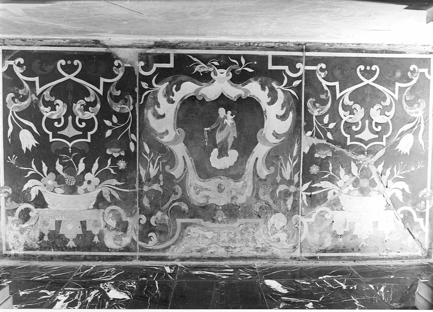 Madonna del Rosario (paliotto) - bottega lombarda (sec. XVIII)