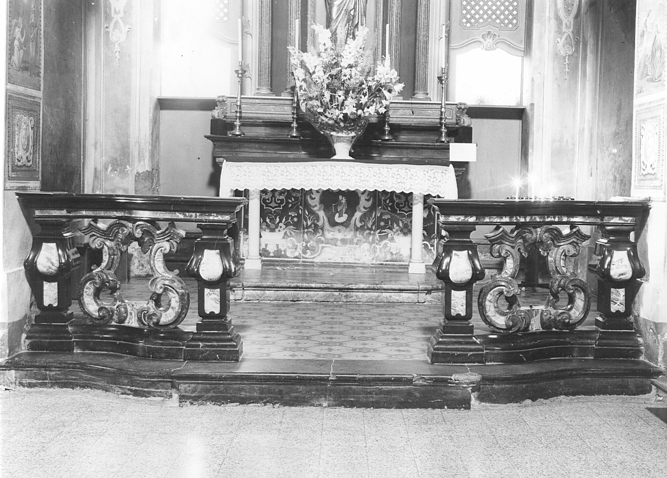 balaustrata - bottega lombarda (sec. XVIII)