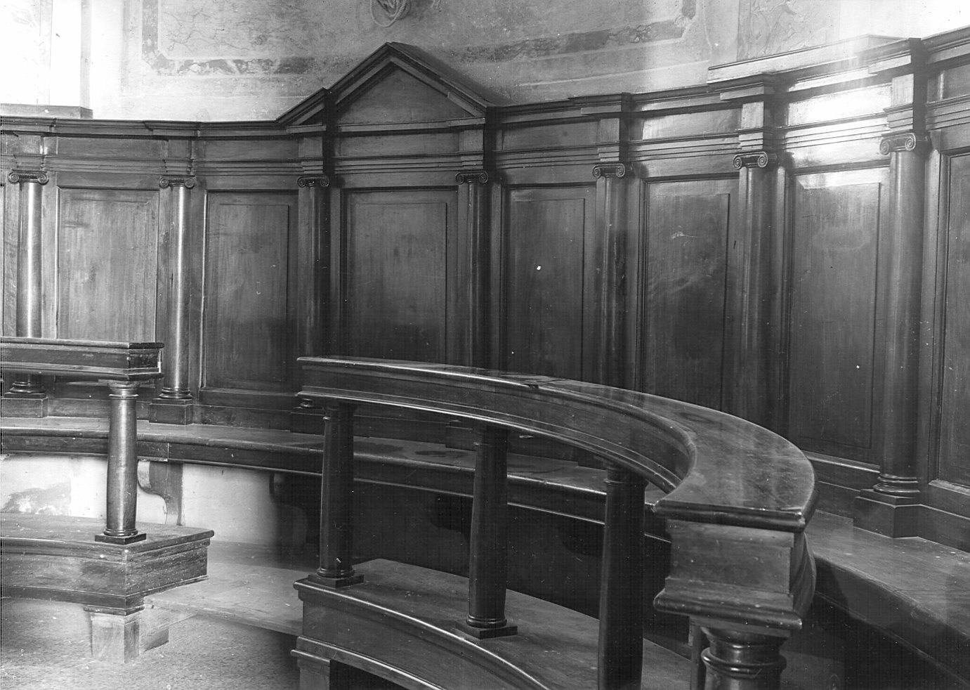 stalli del coro, insieme - bottega lombarda (sec. XIX)