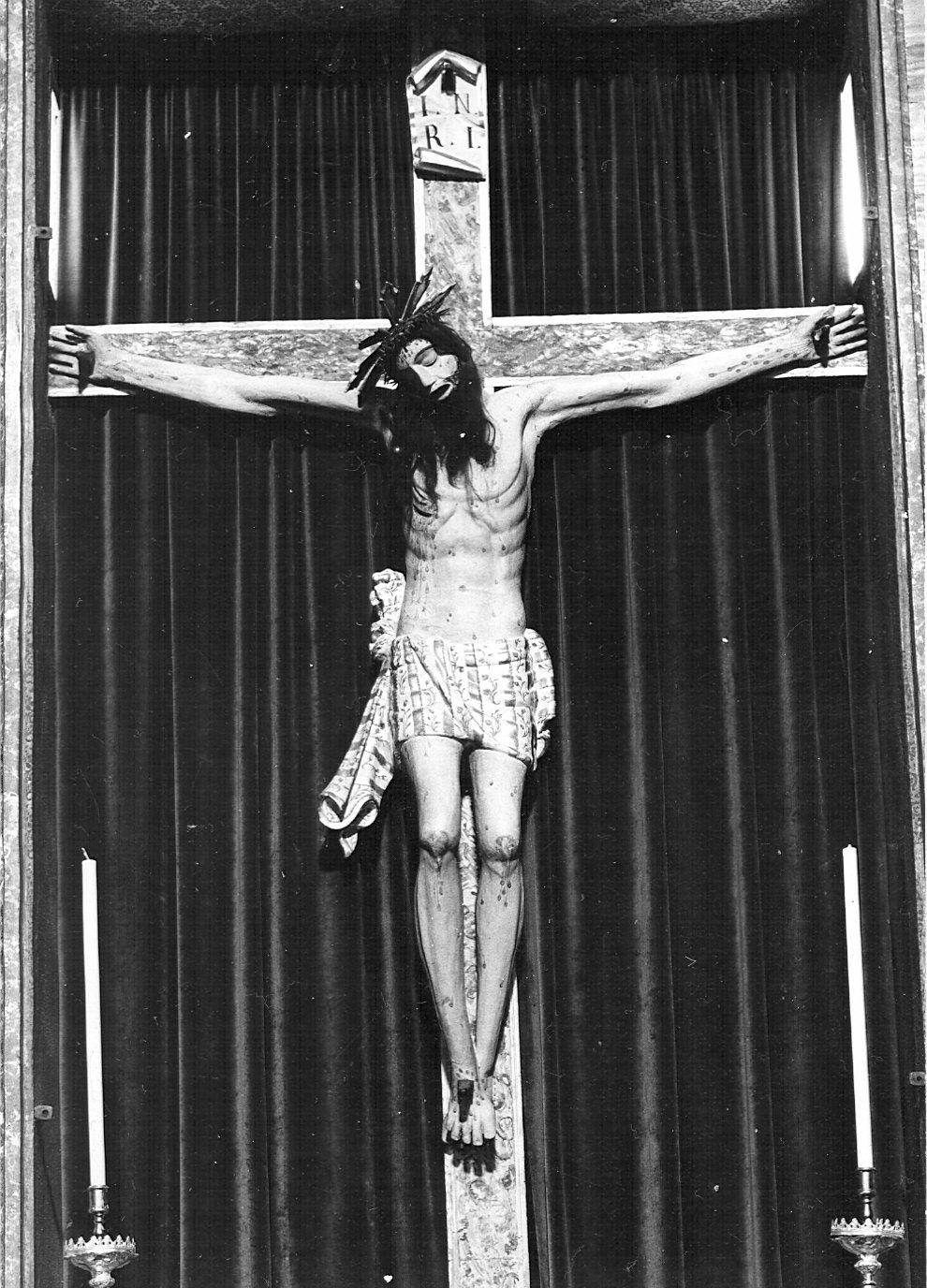 crocifisso - bottega lombarda (secc. XV/ XVI)