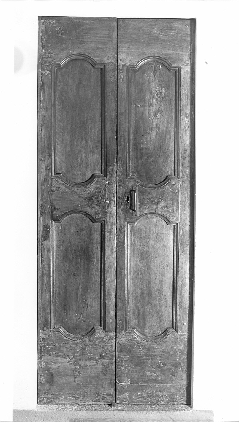 porta - a due battenti - bottega lombarda (secc. XVII/ XVIII)