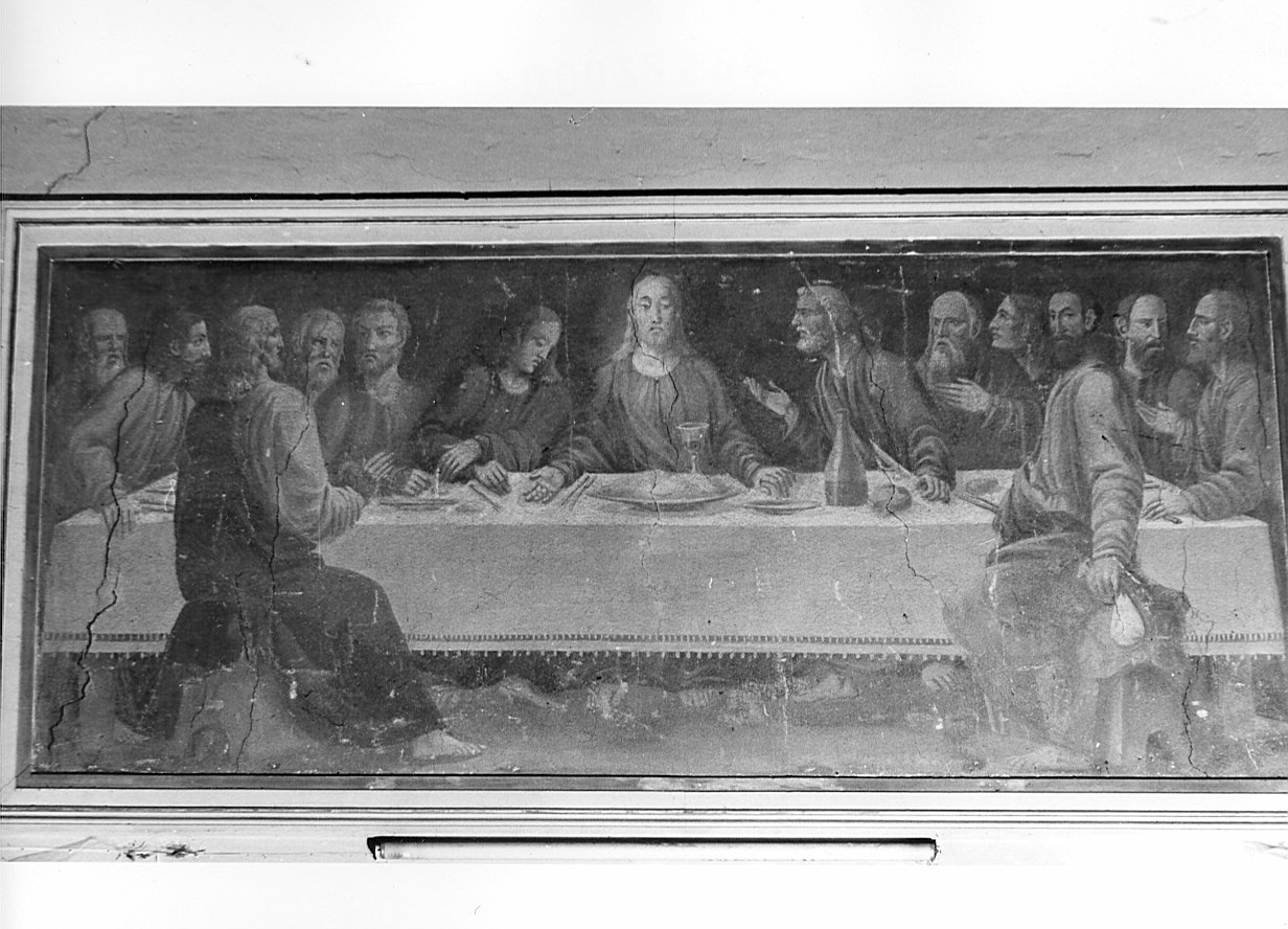 ultima cena (dipinto, opera isolata) - bottega lombarda (prima metà sec. XIX)