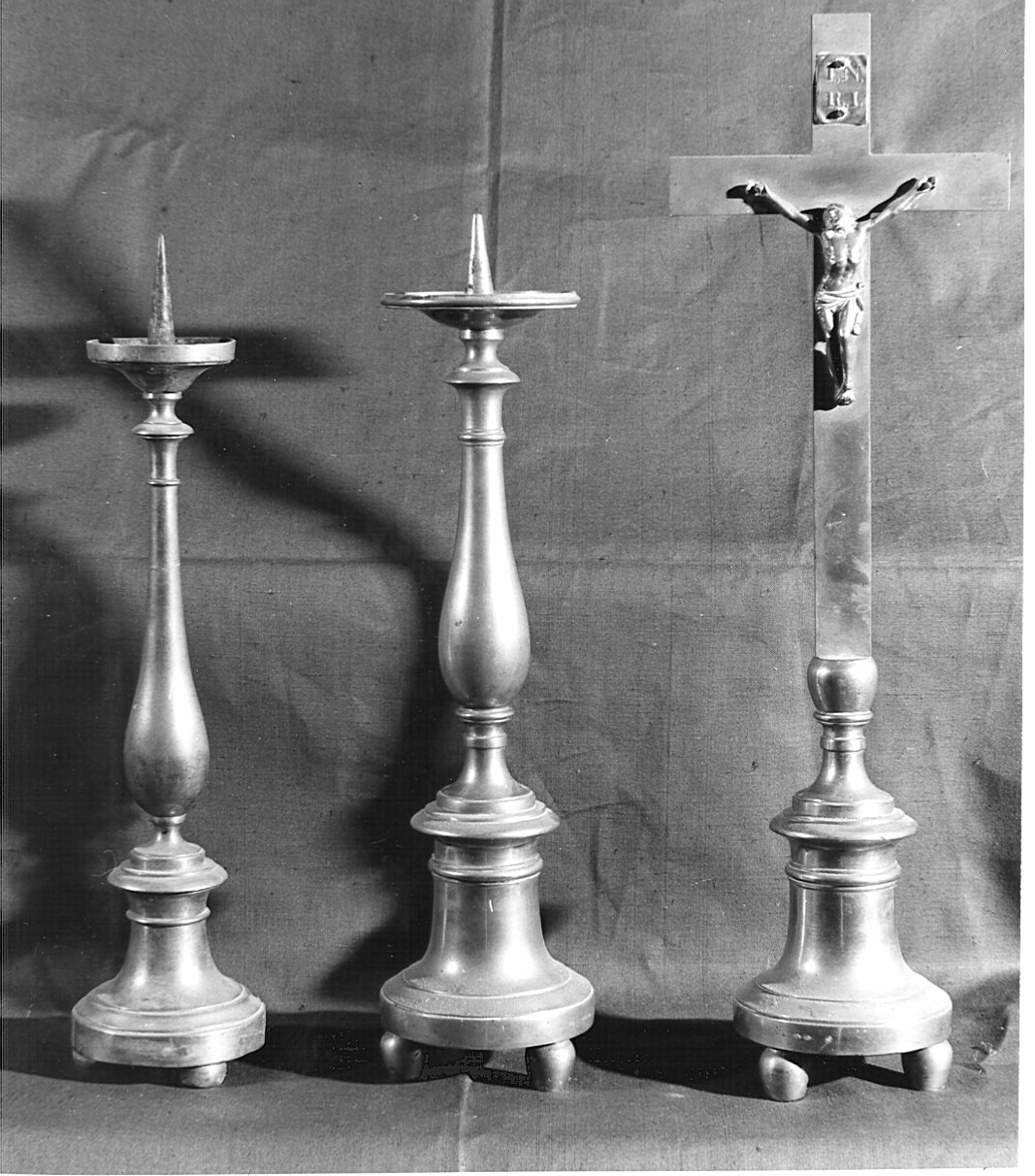 servizio d'altare, insieme - bottega lombarda (prima metà sec. XIX)