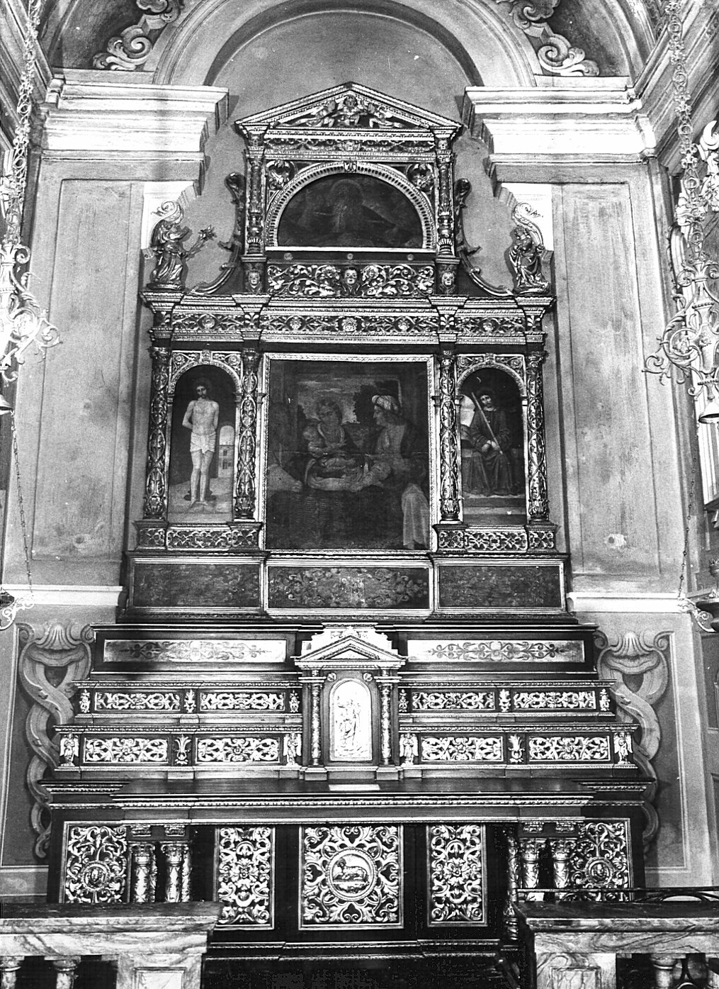 altare - bottega lombarda (seconda metà, seconda metà sec. XVI, sec. XVII, sec. XIX)