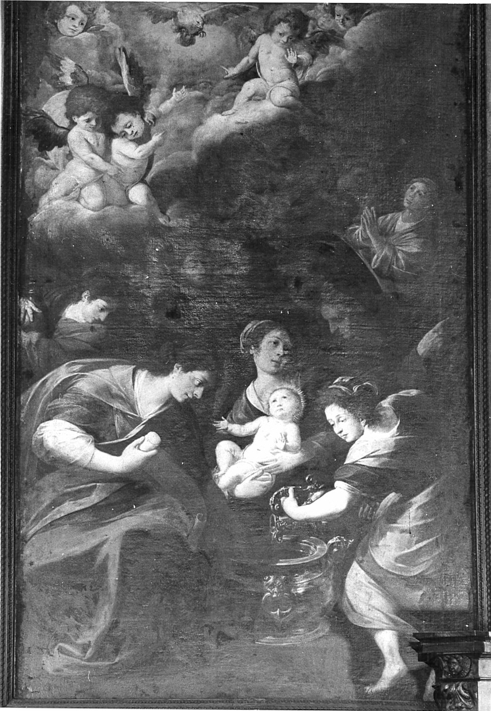 nascita di Maria Vergine (dipinto) - ambito lombardo (sec. XVII)