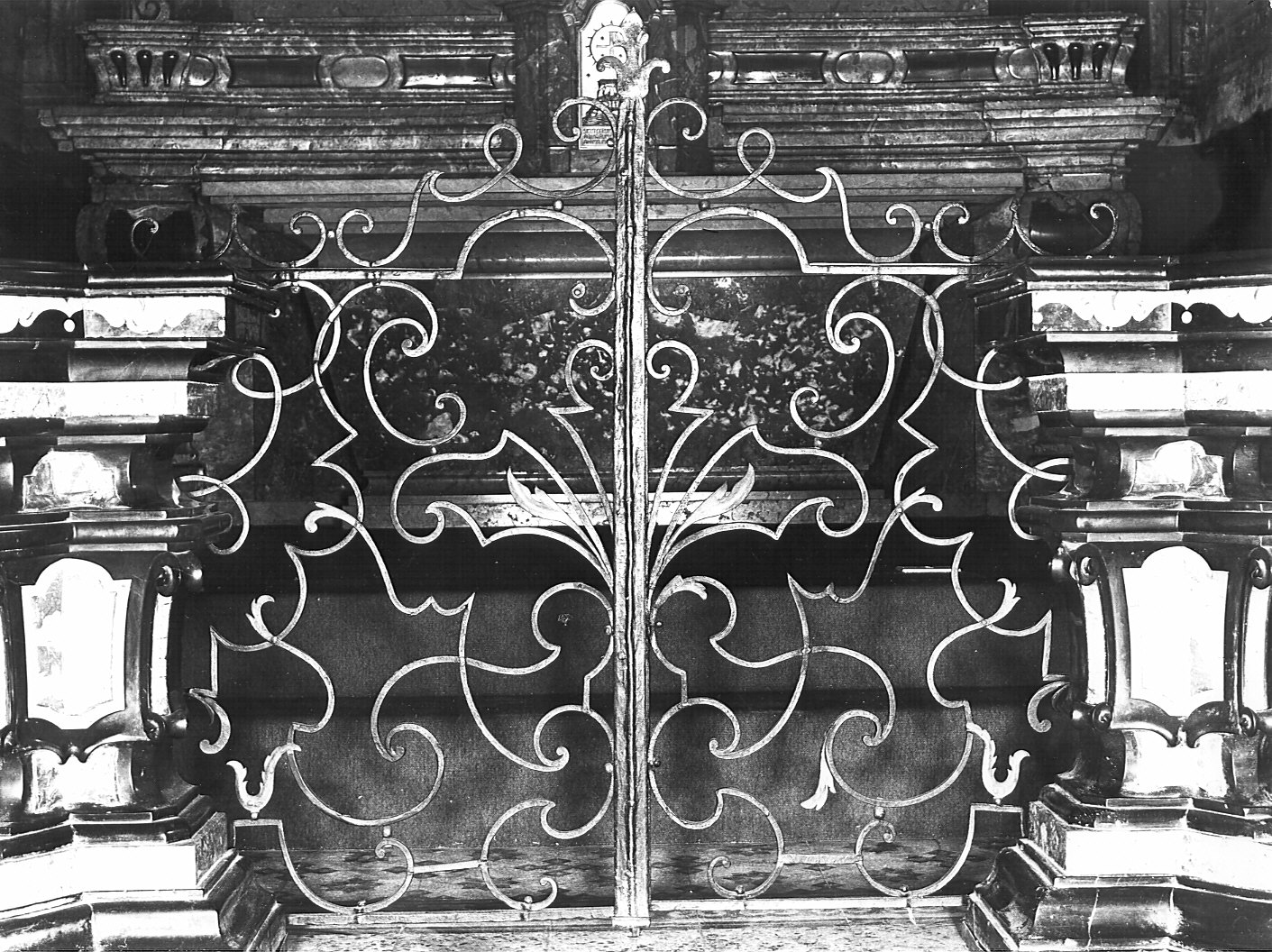 cancello di balaustrata - bottega lombarda (inizio sec. XVIII)